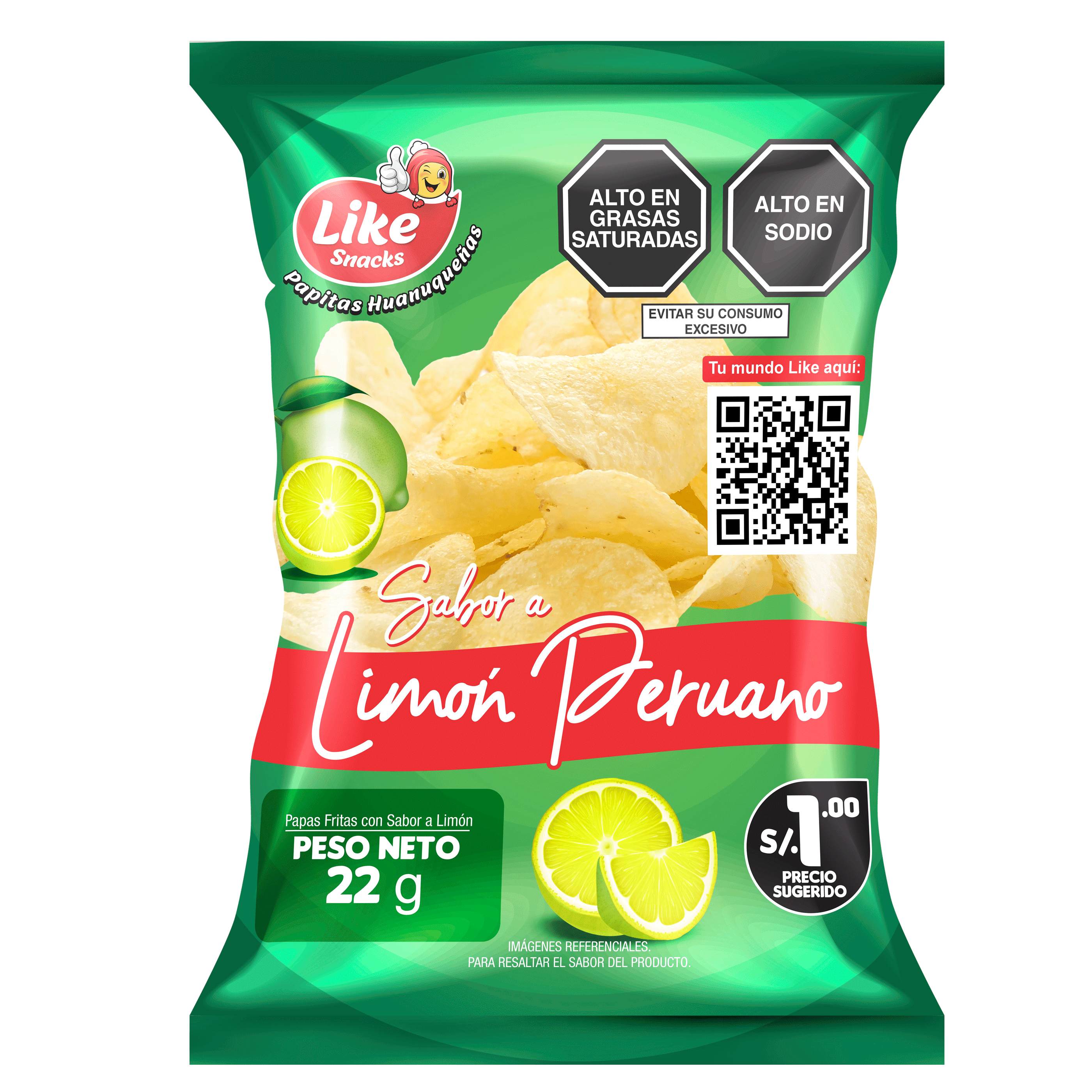 Like Clásicas Limón 22g